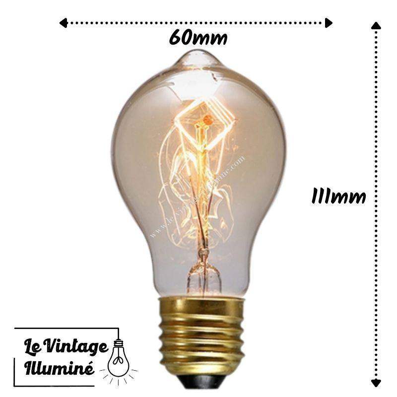 Lampe LED filament personnalisée Amour