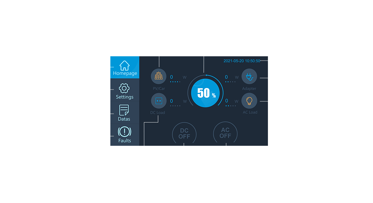 Bluetti_AC200P_Power_Station_smart_display