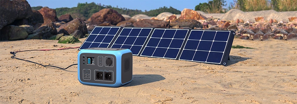 Bluetti_AC50S_icharging with solar power