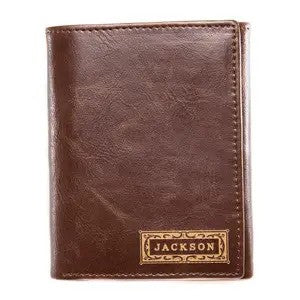 Classic Personalized Trifold Leather Wallet