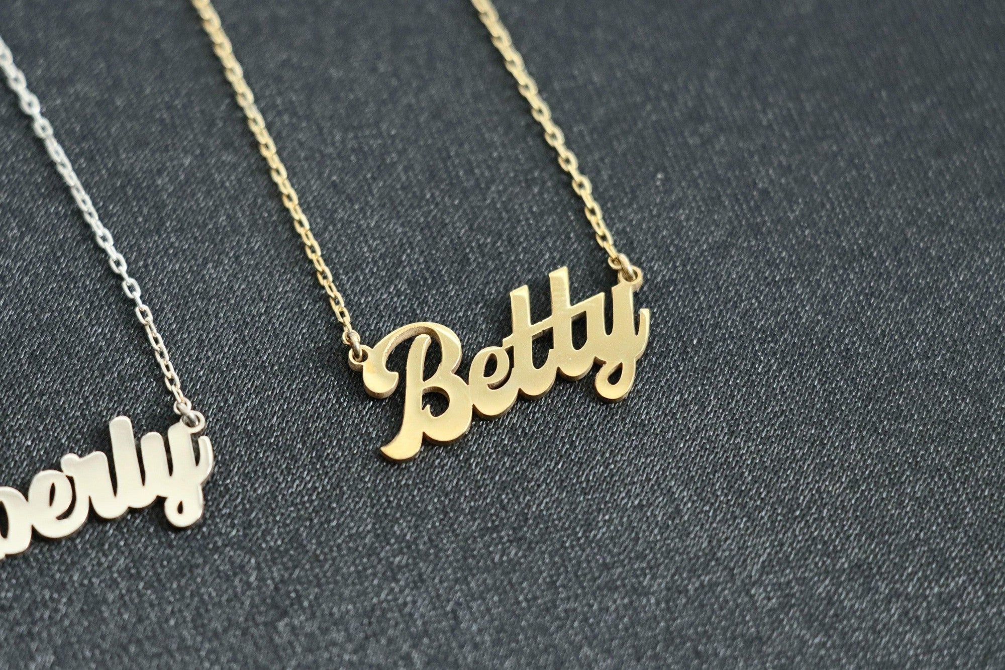 Dainty Script Name Necklace, Name Necklace, Mother's Day Gift, Gold Name Necklace, Personalized Jewelry, Gift For Mom, New Mom Gift