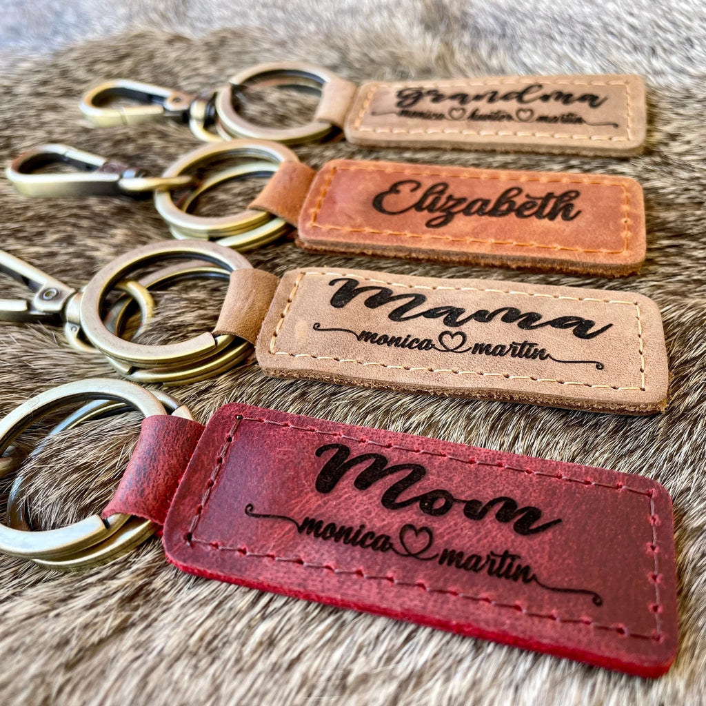 Personalized Mom Keychain