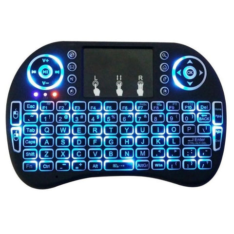 Mini clavier rétro-éclairé sans fil : surfez depuis votre canapé