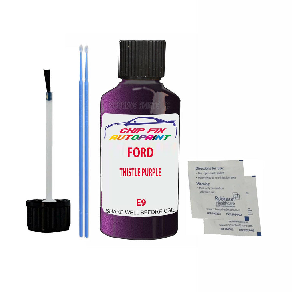 Ford Thistle Purple Paint Code E9 Touch Up Paint Scratch Repair Car Touch Up Spray Paint