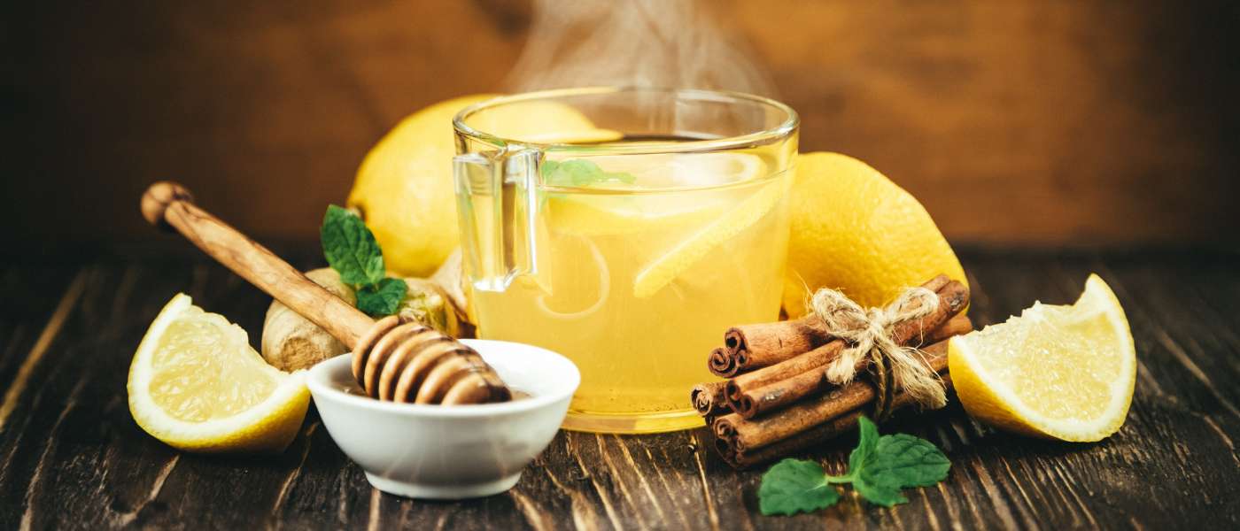 Lemon-Tulsi Honey Tea