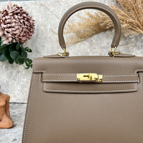 hermes kelly khaki