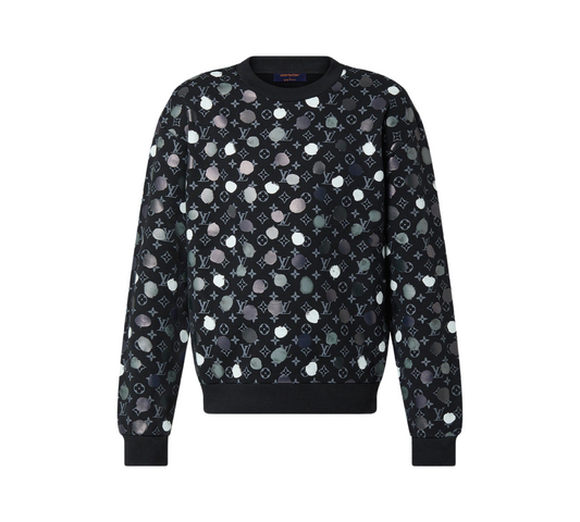 Louis Vuitton LV x YK Infinity Dots T-Shirt BLACK. Size S0