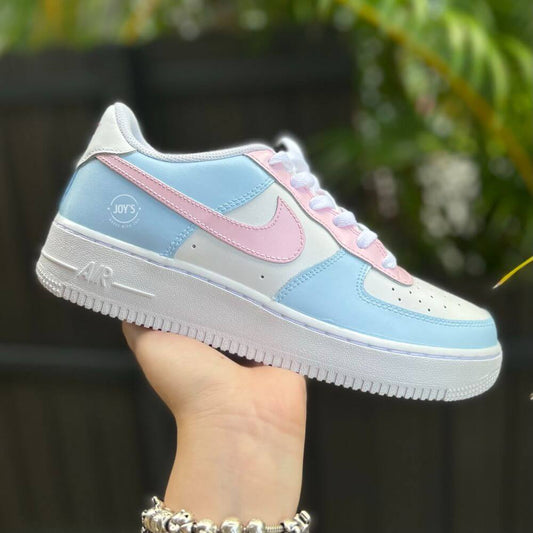 Baby blue LV swoosh – bluebeecustoms