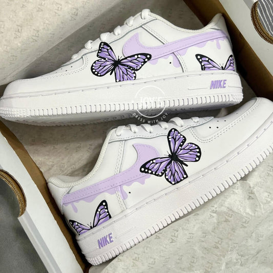 NIKE AIR FORCE 1 - BUTTERFLY WITH DRIP #cool #designs #to #paint #on #shoes  #cooldesignstopaintonshoes NIKE…