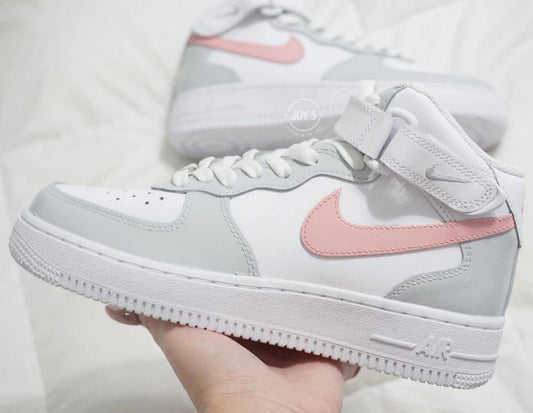 Buy Bubble Gum Pink Custom Air Force 1 Sneakers. Low Mid High Online in  India 