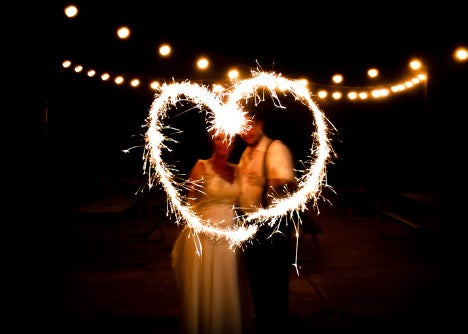 wedding sparklers image 4