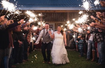 wedding sparklers image 1