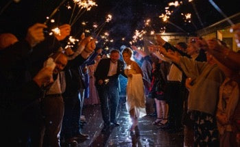 wedding sparklers image 2