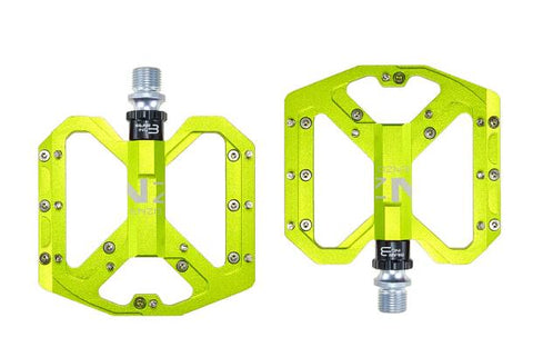 green mtb pedals