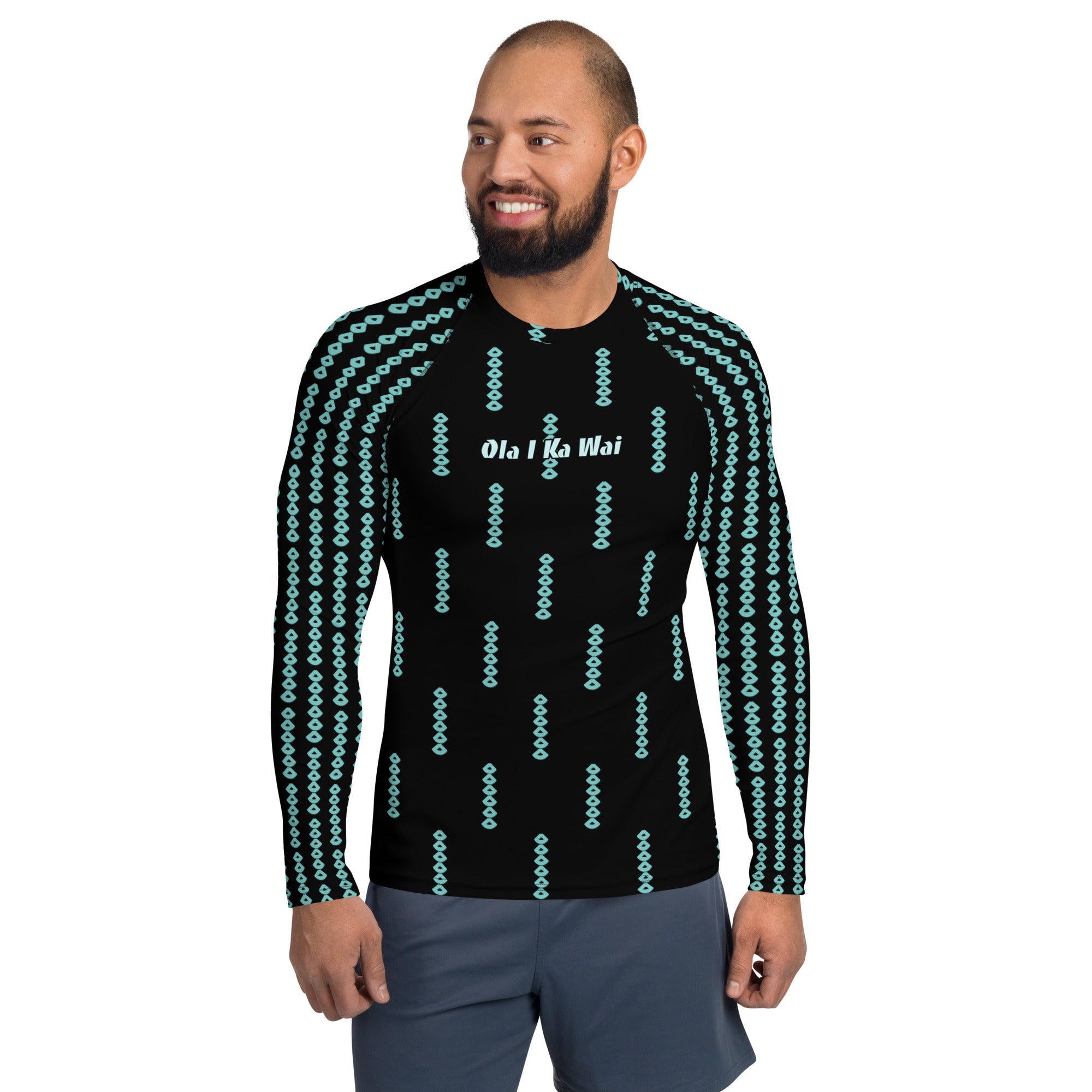 Ola I Ka Wai (Water is Life) Kane Rash Guard