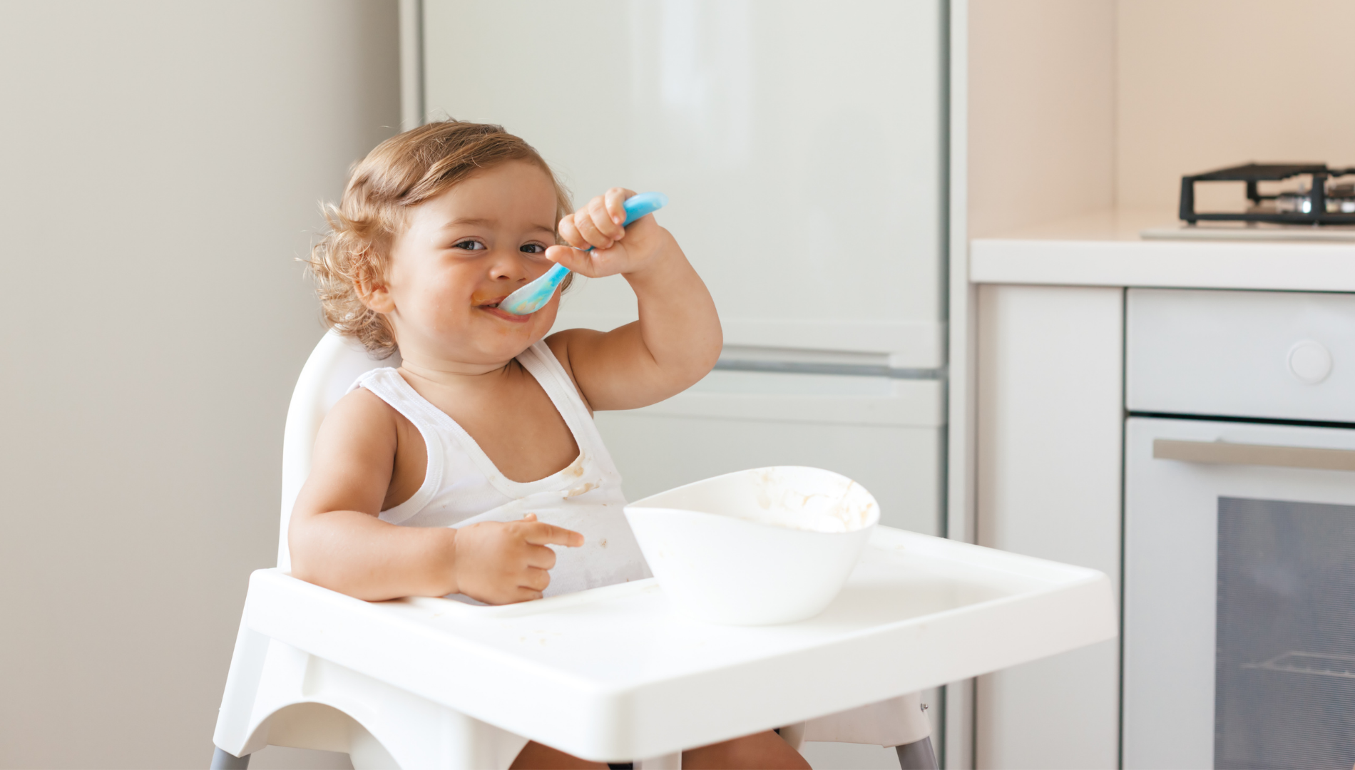 Baby eating, first foods