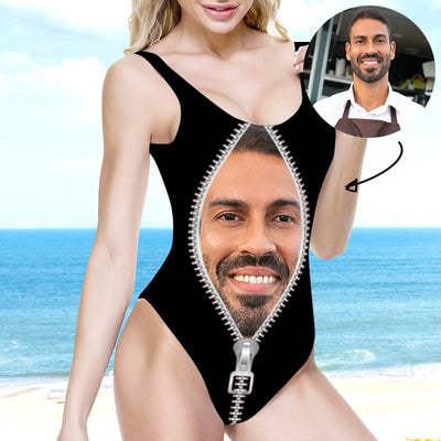 bathing suit with husband face