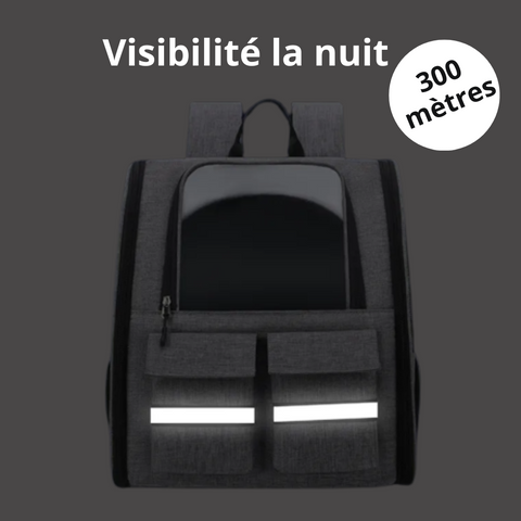 visibilité sac chien