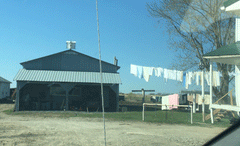 Amish farm where Amish barn quilts are manufactured