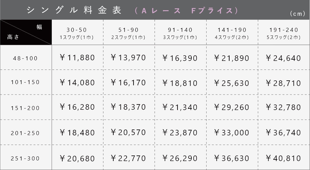 レース Fプライス