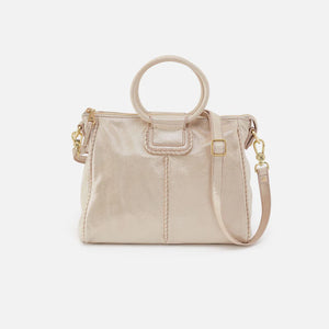 Sheila Medium Satchel, Sand Shimmer - Lydia Jaynes LLC