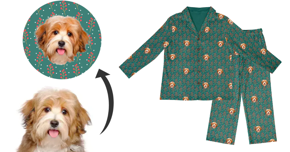 Custom Dog Pajamas as dog mom gift idea