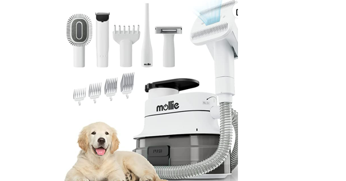dog grooming kit as dog mom gift idea