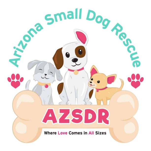 Logo de sauvetage de petits chiens de l'Arizona