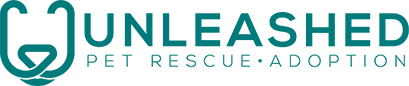 Logo de sauvetage et d'adoption d'animaux de compagnie Unleashed