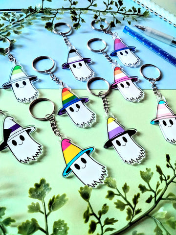 Pride Ghost Keychains from Hitotsu World LLC