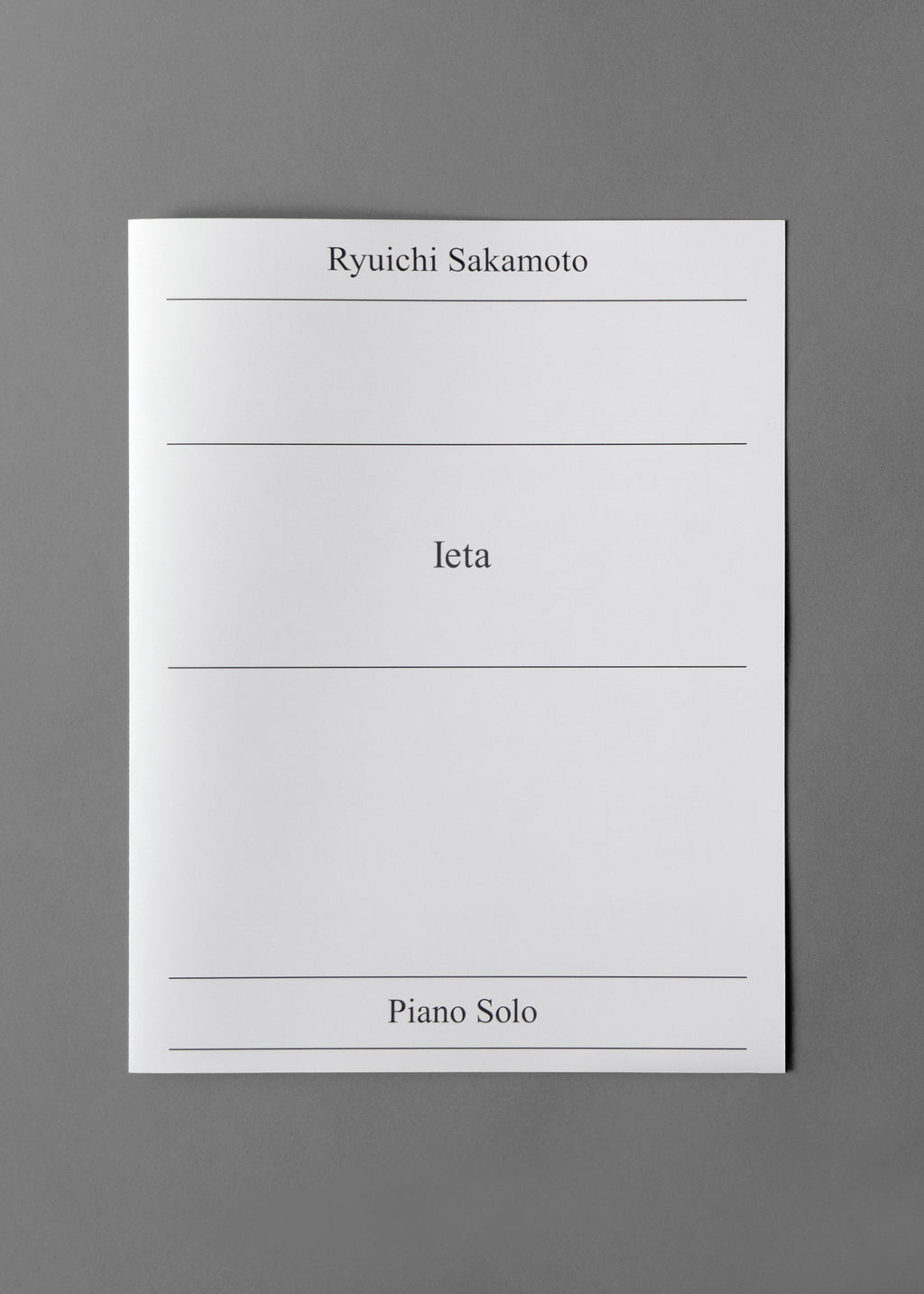 Parolibre | Ryuichi Sakamoto Official score store