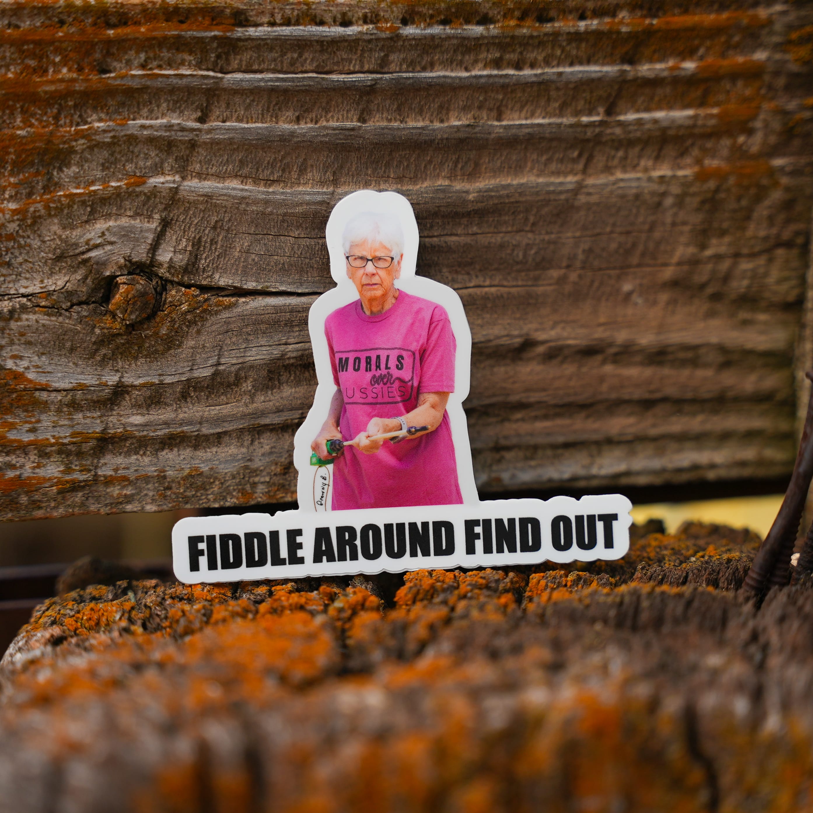 Granny FAFO Sticker