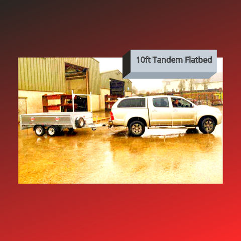 10ft Tandem Flatbed Trailer Dropsides Trailer for sale ireland Trailer manufacturer northern ireland uk