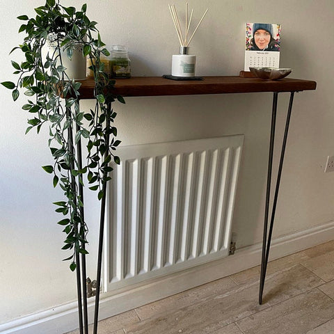 Weldpress Metal Fabrication, Industrial Style, Metal Fabrication Leicester, Hairpin Metal Legs, Industrial Console Table Legs