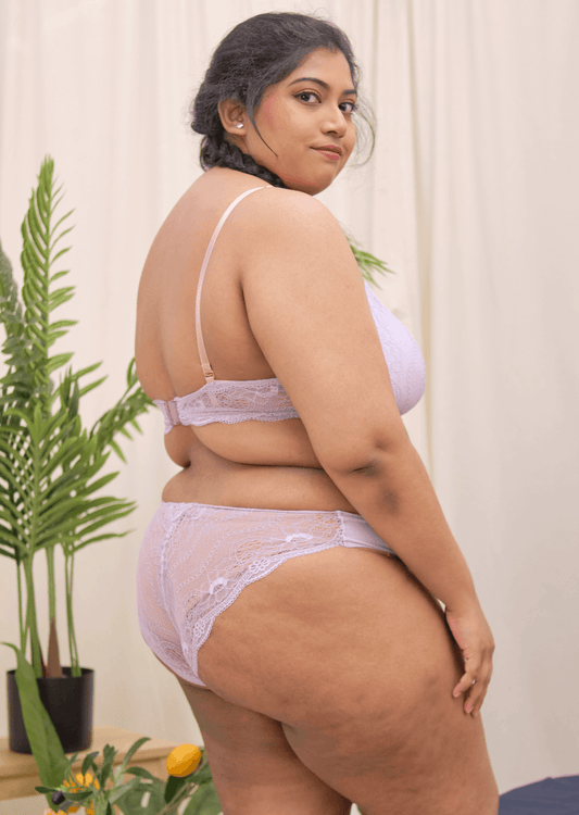 best wishes padded midi bralette in venus – Our Bralette Club