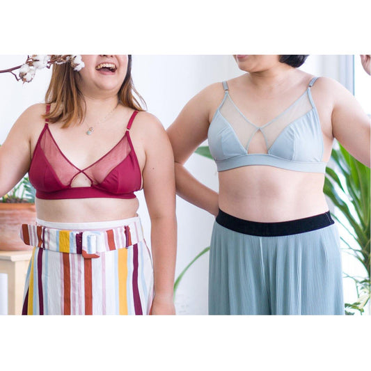 obclassic strappy unpadded bralette – Our Bralette Club