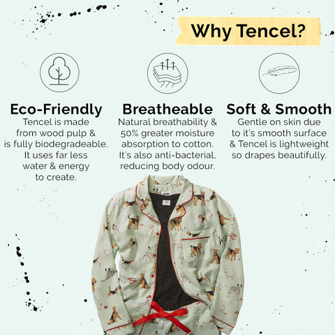 Why Tencel? It's eco-friendly, Breathable and soft & smooth