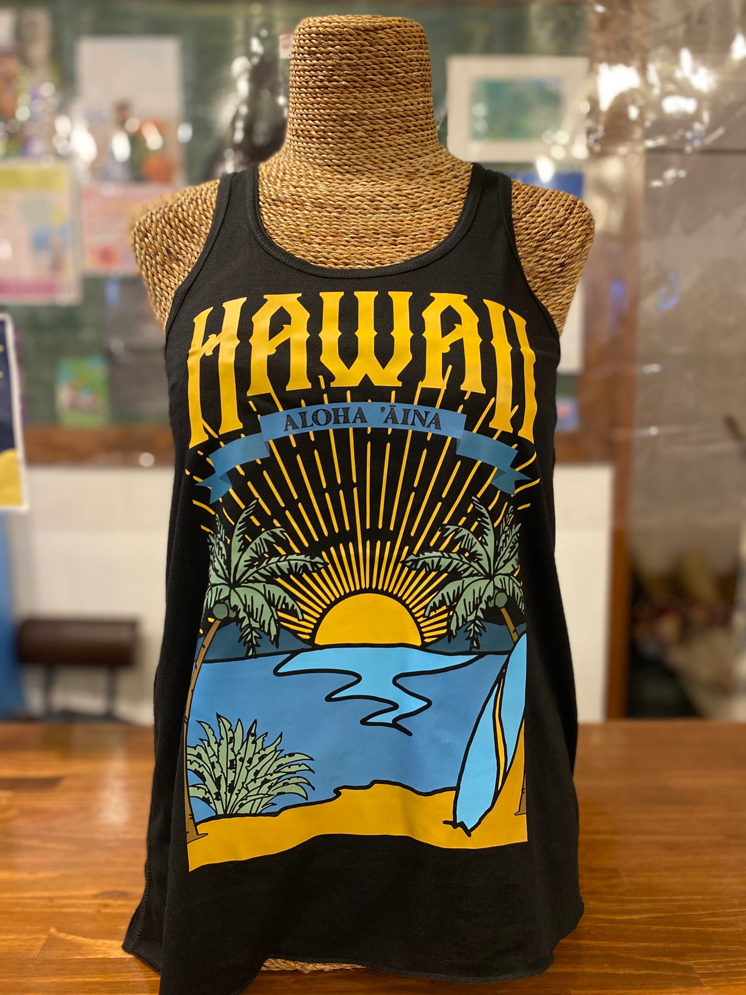 取寄商品 Hawaii購入 総柄 タンクトップ ノースリーブ M - 通販 - kap