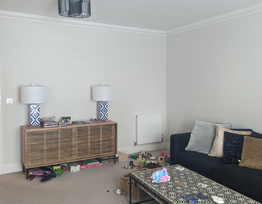 Before Photo | New Build Home Lacking Storage in the living room | Ivywell Interiors Bristol