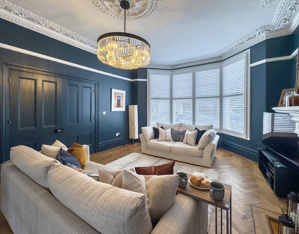 Classic contemporary living room in a period home in Henleaze, Bristol, merging timeless elegance with understated sophistication | Ivywell Interiors l Bristol