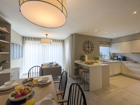 Kitchen Diner Scandi Neutral Interior | Ivywell Interiors | Bristol