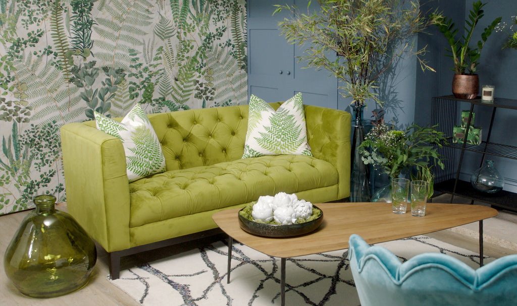 Mudford Fern Green Sofa