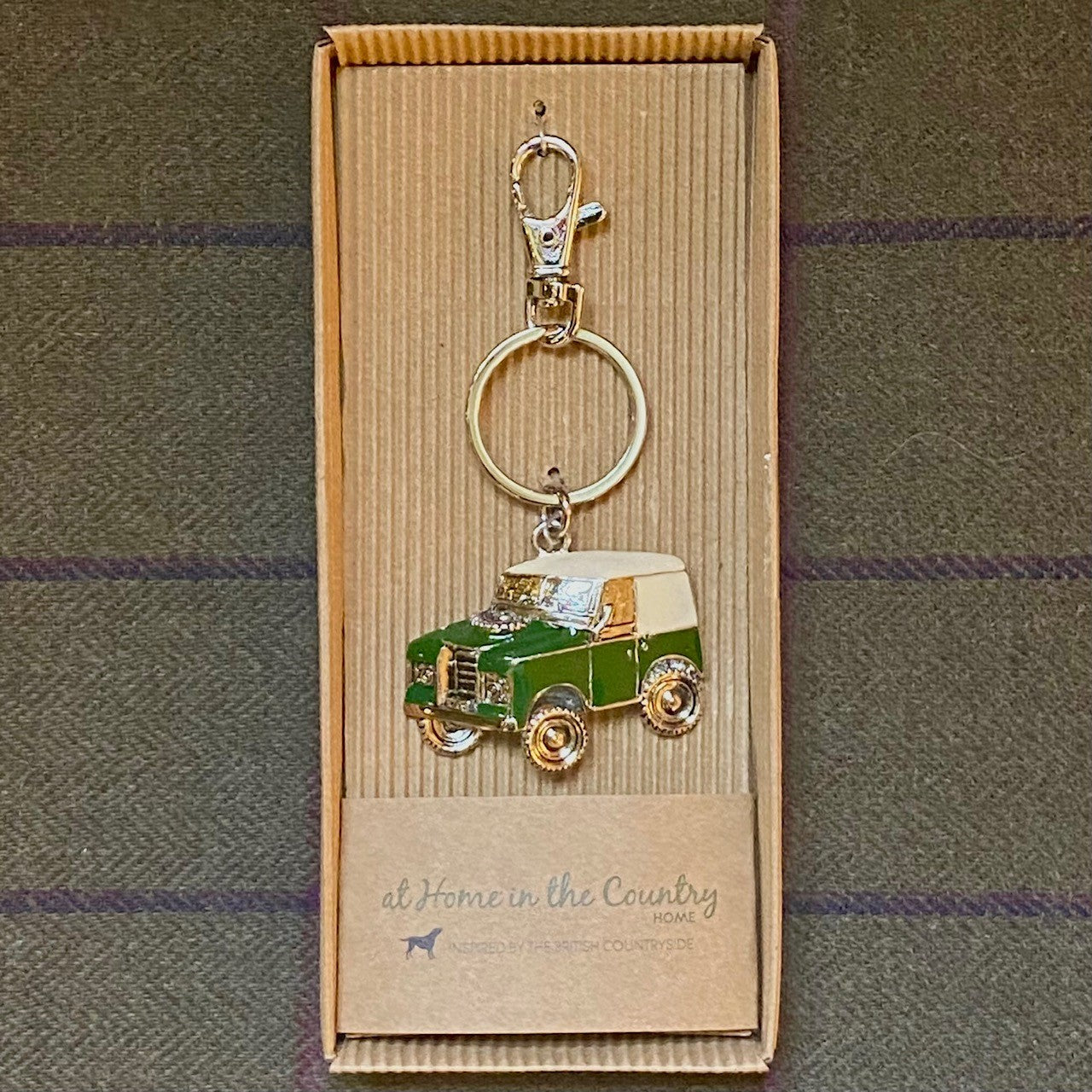 PORTE CLE ANCIEN CARAVANE - camping car key chain vintage ring