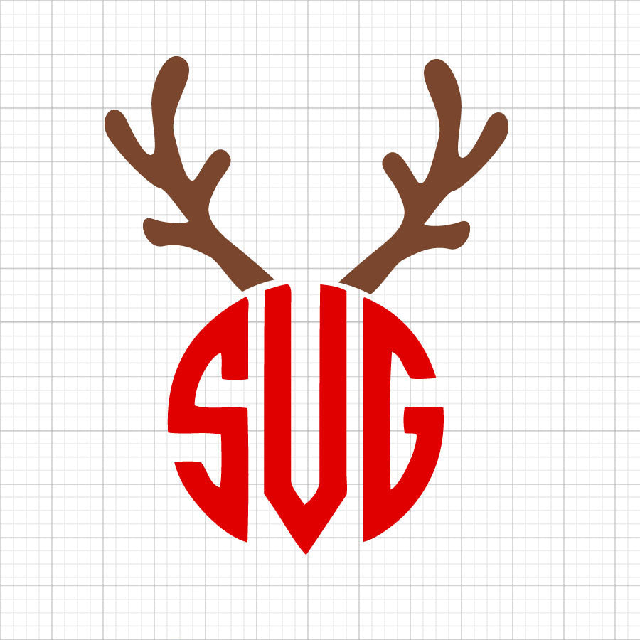 Download Antlers Monogram Svg Clipart - SVGista