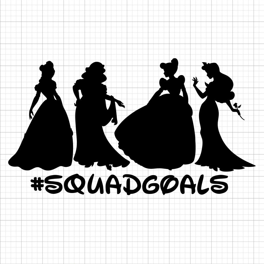 Free Free 291 Princess Squad Goals Svg SVG PNG EPS DXF File
