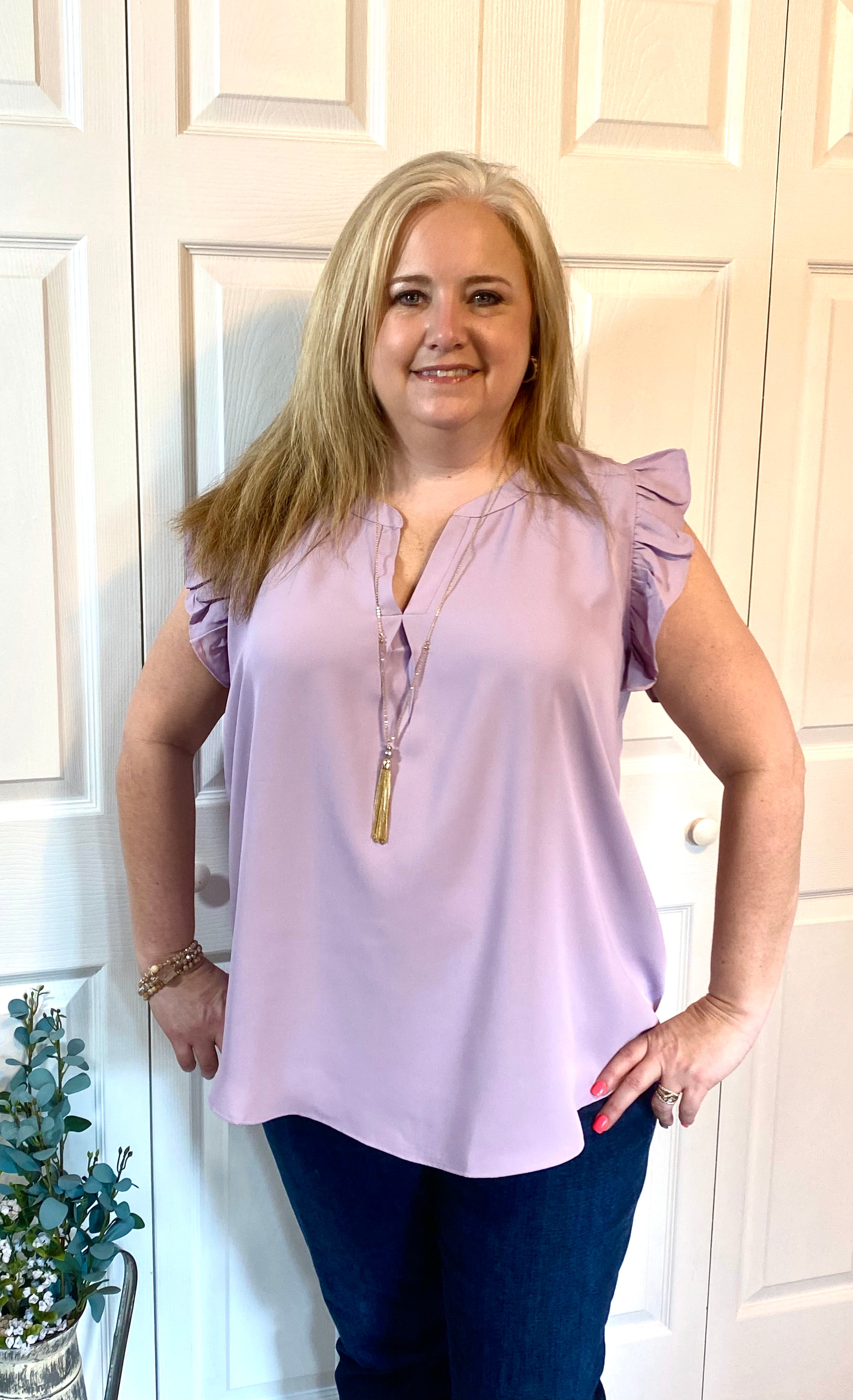 Lovely in Lavender Curvy Blouse – Farm Girl Chic Boutique
