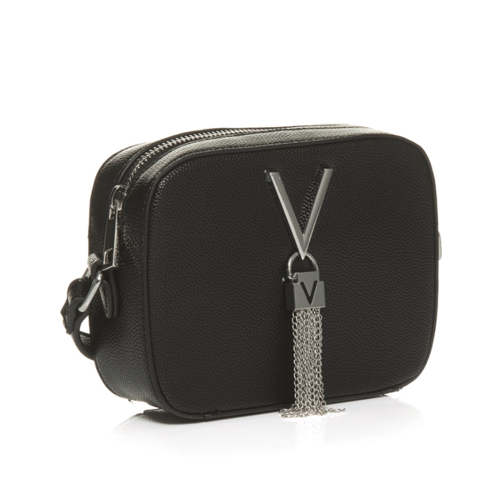 Valentino Bags Divina Black Crossbody bag VBS1R403GNERO-GOLD - Bags
