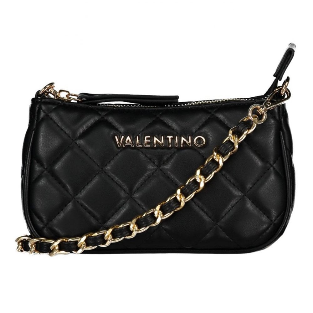 Valentino Bags Liuto shoulder bag in black monogram print