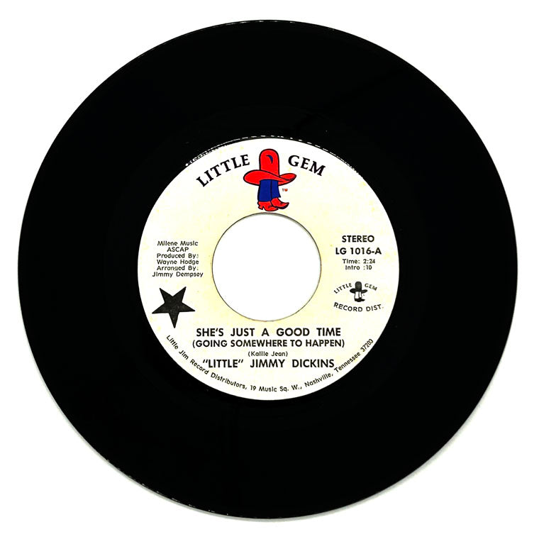 "Little" Jimmy Dickens : SHE'S JUST A GOOD TIME (GOING SOMEWHERE TO HAPPEN)/ RAGGEDY ANN (YOU'VE BEEN QUITE A DOLL)