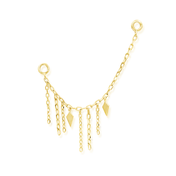 Junipurr Jewellery 14kt Gold Quinn Chain – The Rookery Body Piercing